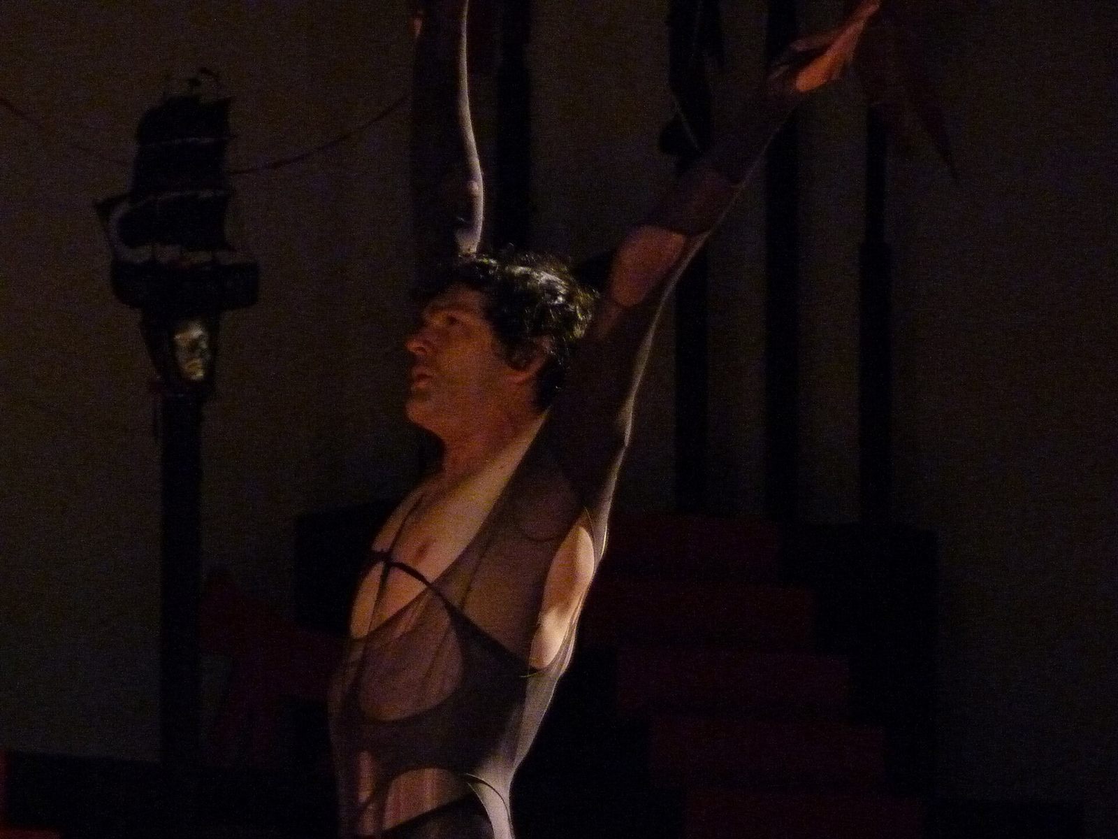Movement practice in an open studio